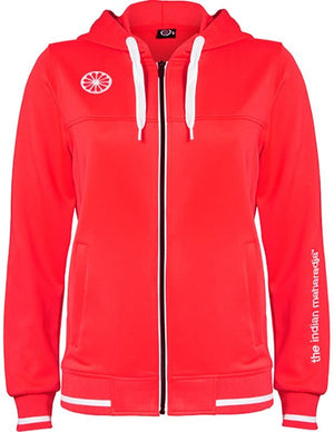 The Indian Maharadja tech hooded jacket heren red S