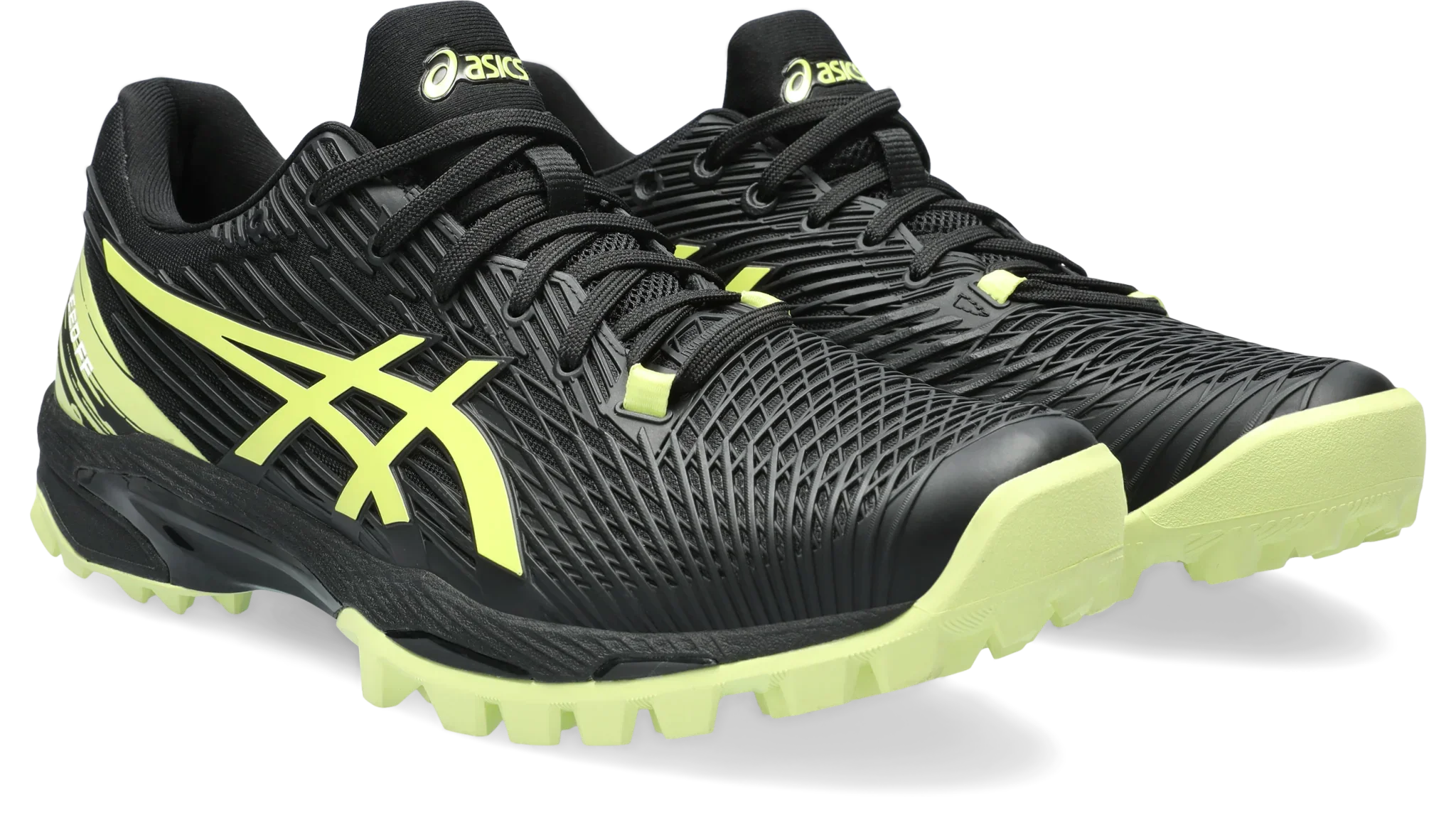 Asics Field Speed FF Men Black - Glow Yellow Hockeyschoen