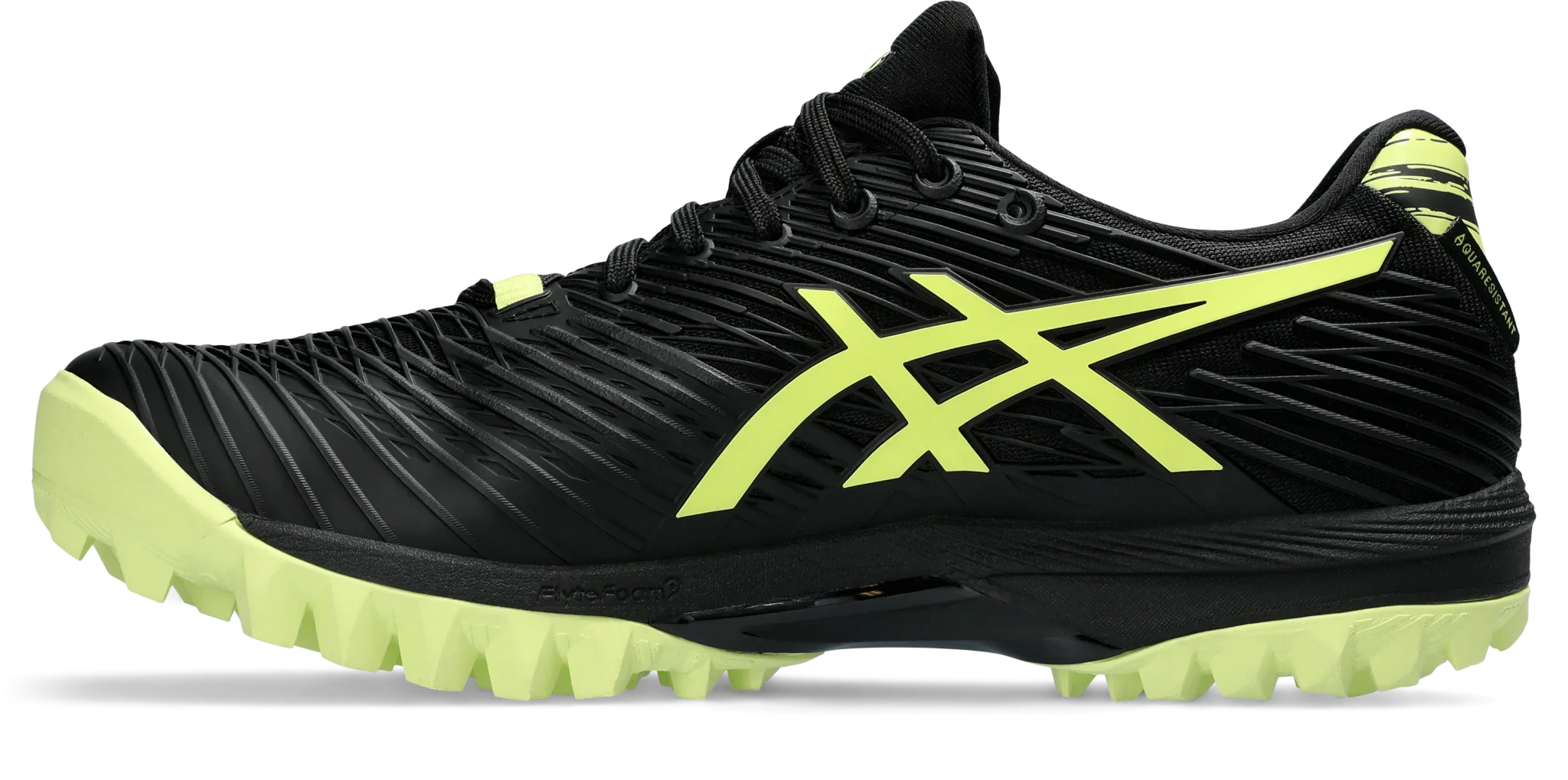 Asics Field Speed FF Men Black - Glow Yellow Hockeyschoen