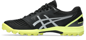 Asics Field Ultimate FF Men Black - Glow Yellow Hockeyschoen