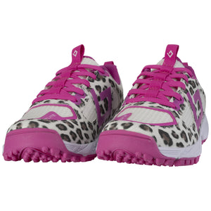 Brabo Shoe Tribute Leopard/ Pink+ Slides Junior