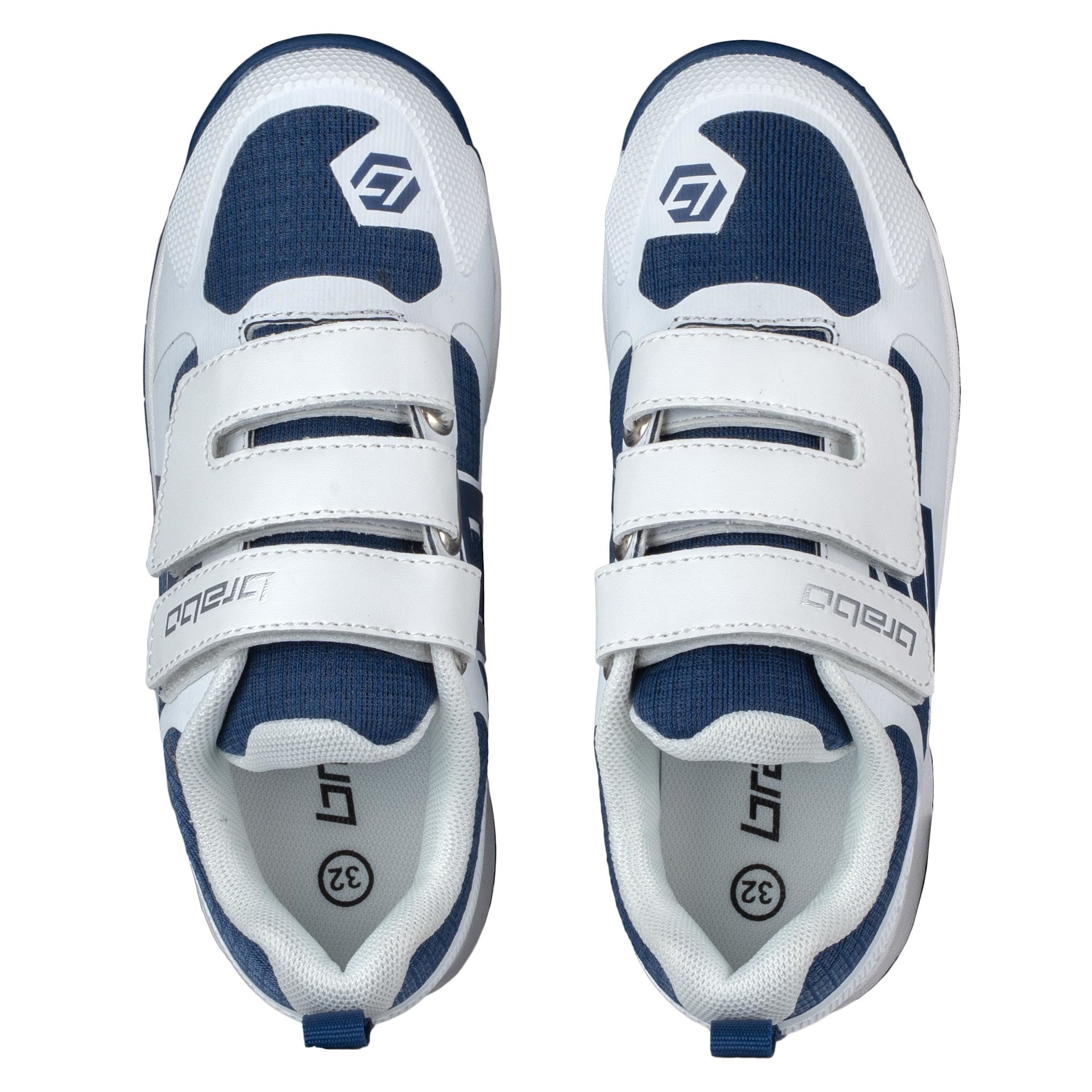 Brabo Shoe Force Navy Wit