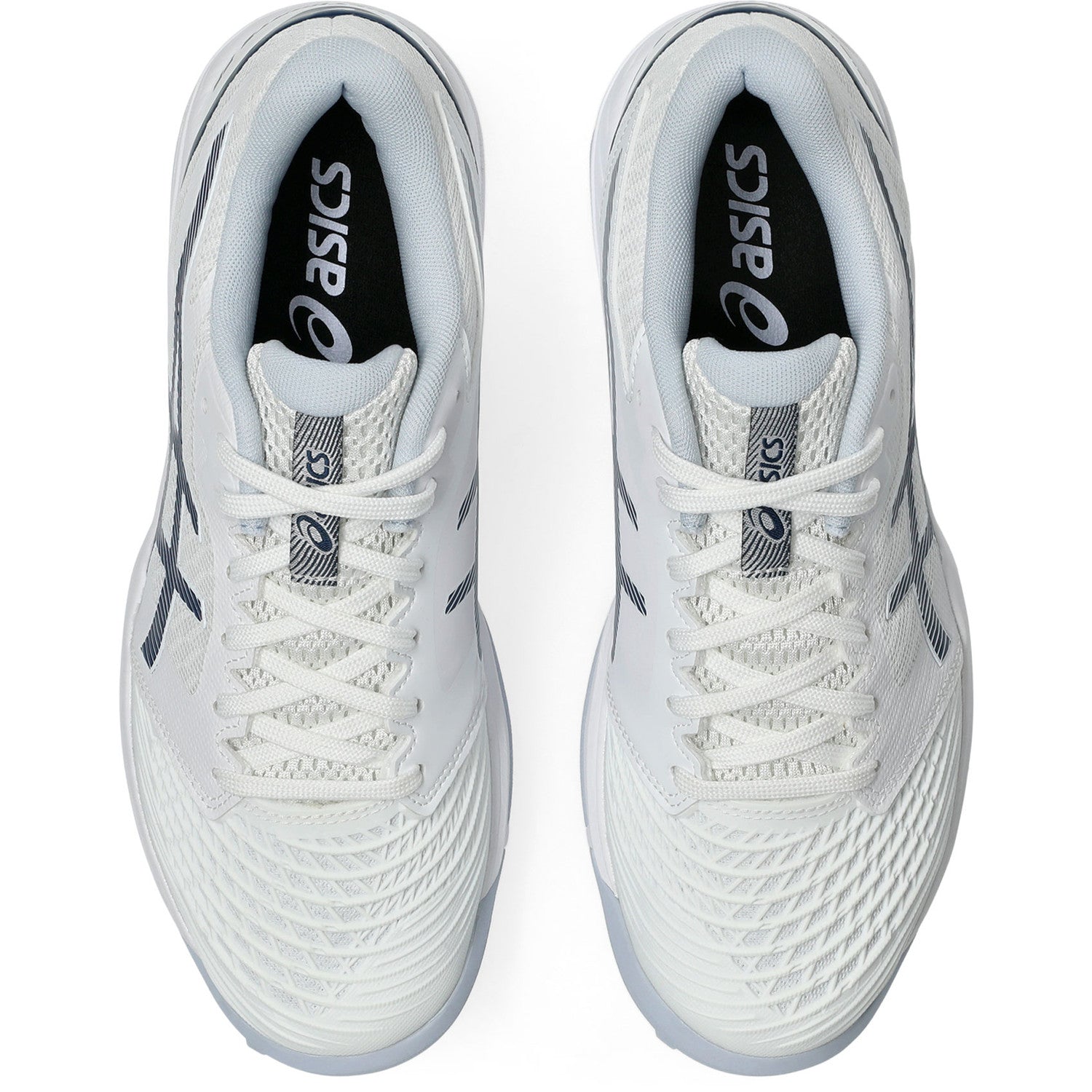 Asics Field Ultimate White/ Independence Blue Dames