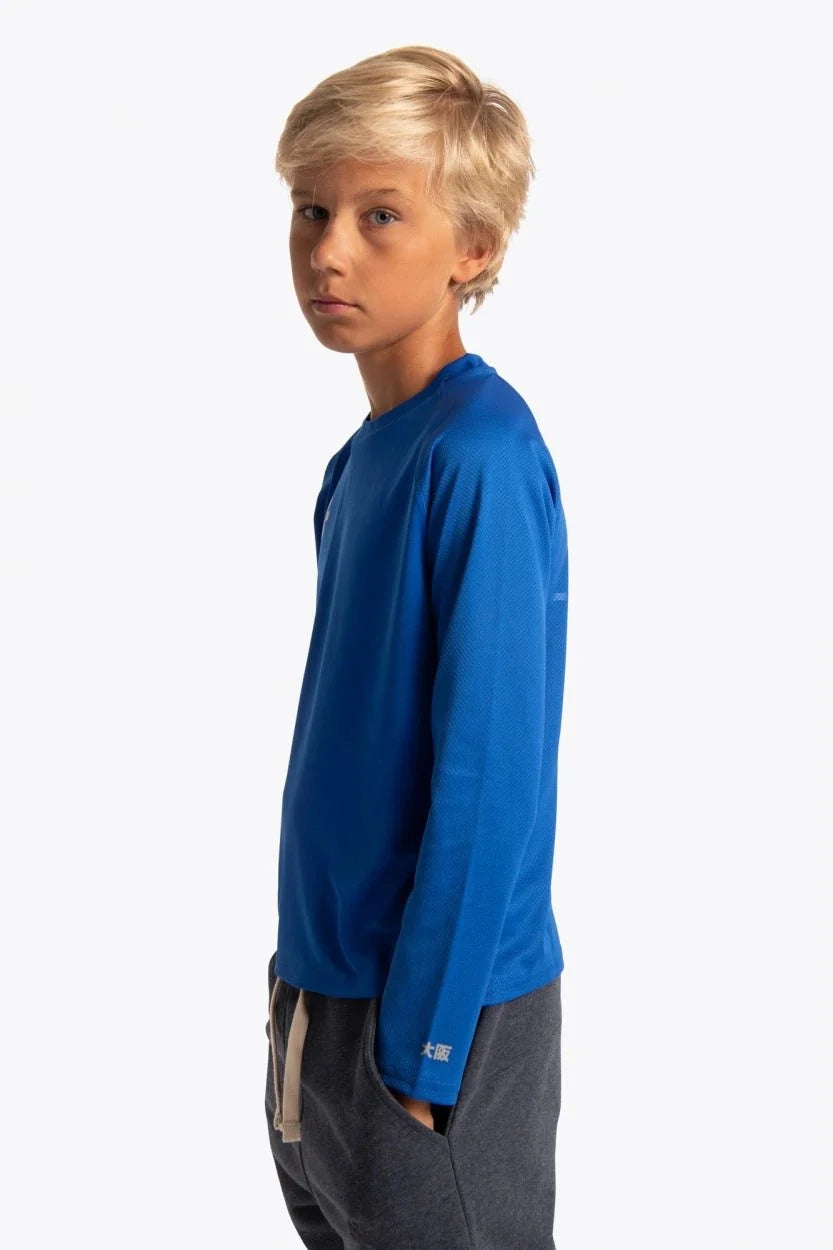 Osaka Training Tee Long Sleeve Royal Blue
