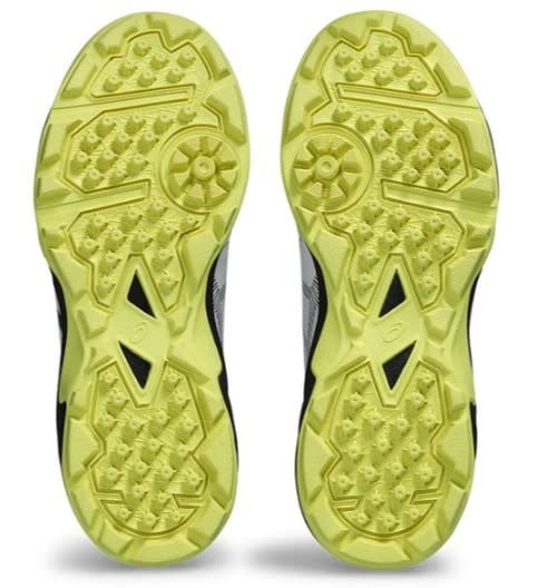 Asics Gel Peake White Glow Yellow Junior Hockeyschoen