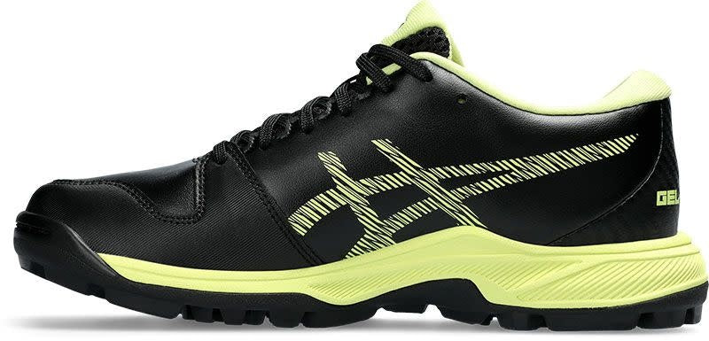 Asics Gel-Peake 2 Black - Glow Yellow Junior Hockeyschoen