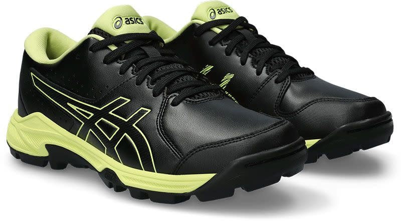 Asics Gel-Peake 2 Black - Glow Yellow Junior Hockeyschoen