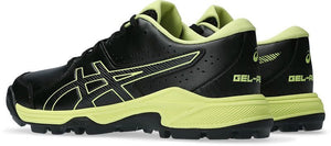 Asics Gel-Peake 2 Black - Glow Yellow Junior Hockeyschoen