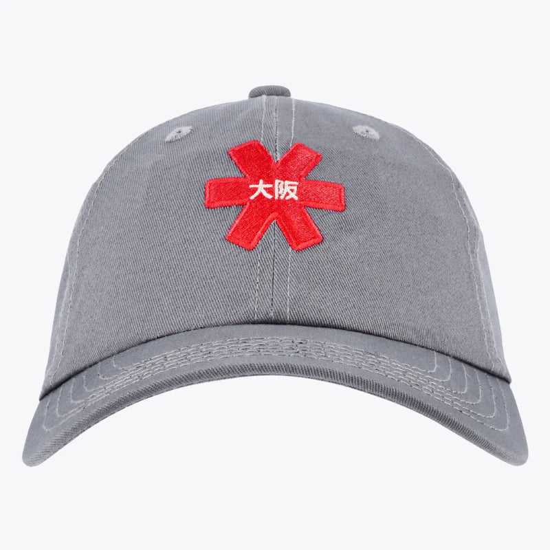 Osaka Cap Grey Red