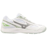 Mizuno Stealth Star 2 White/PatinaGreen - Zaalschoen Junior