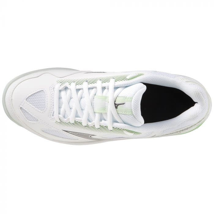 Mizuno Stealth Star 2 White/PatinaGreen - Zaalschoen Junior