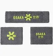Osaka Sweatband Set Grey Lime