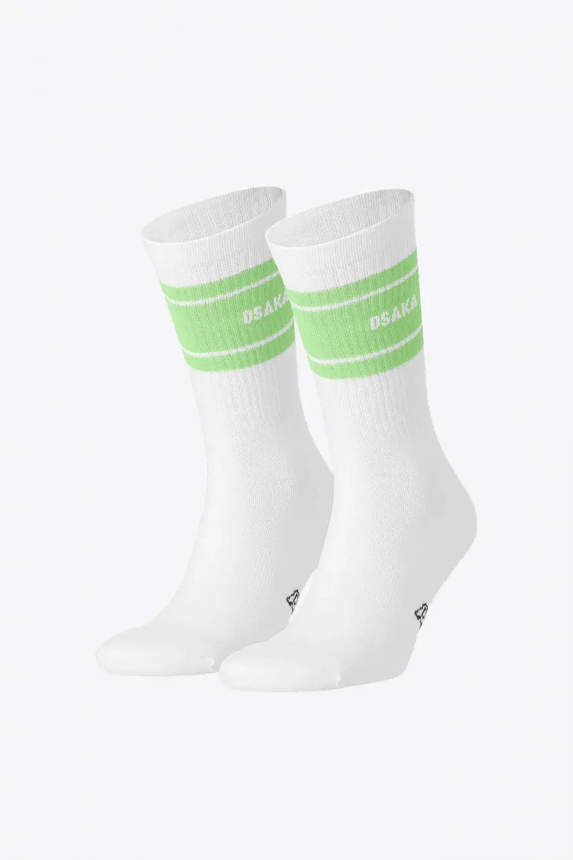 Osaka Colourway Socks Duo Pack White/Jade
