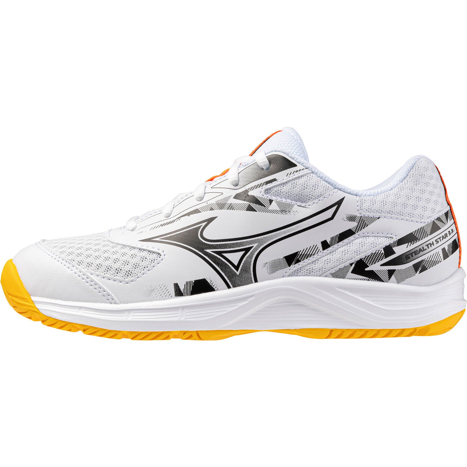 Mizuno Stealth Star 3 Junior White/Orange