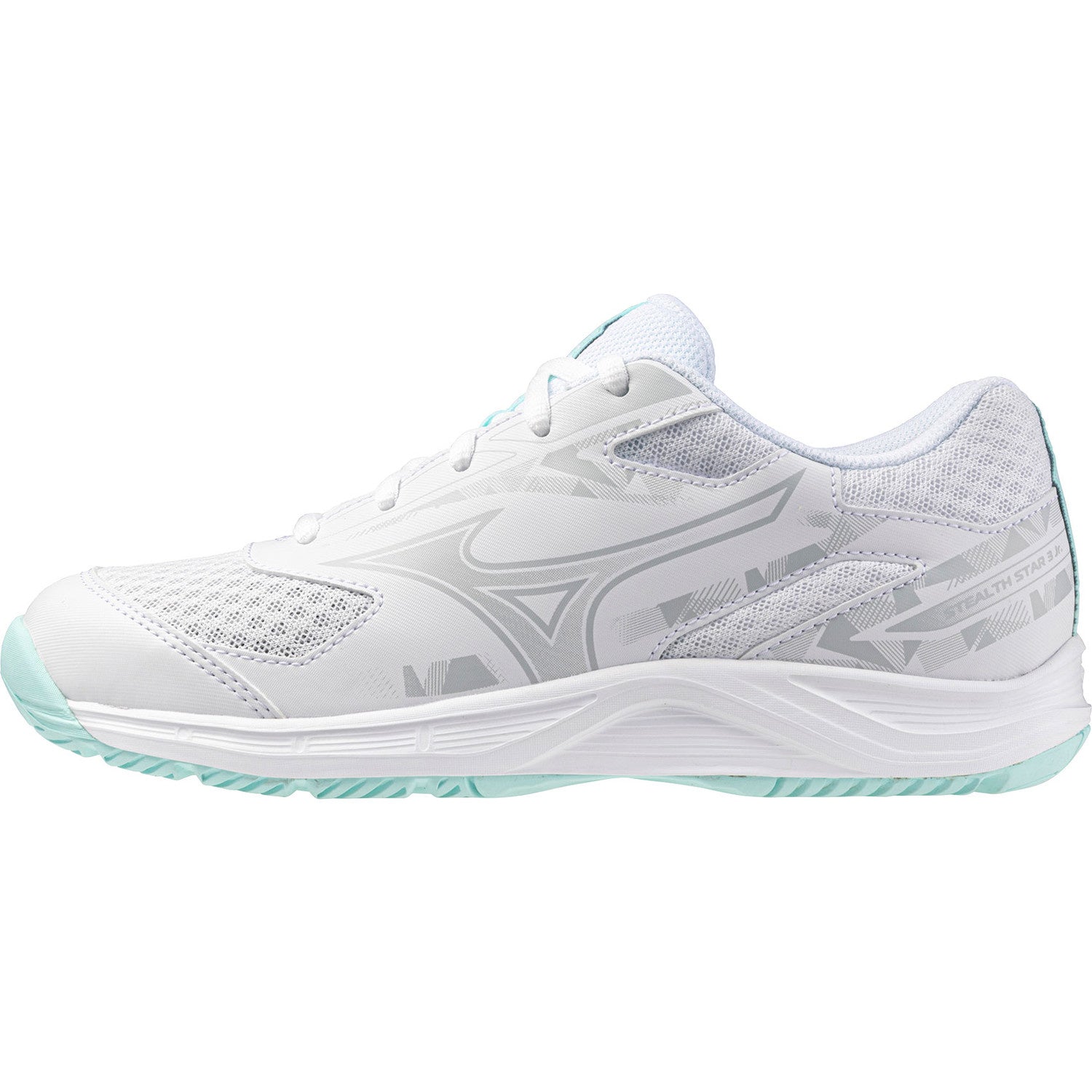 Mizuno Stealth Star 3 Junior White/Mint