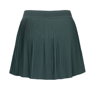 The Indian Maharadja Women Fine Pleated Skirt Hunter Green