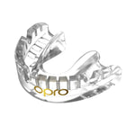Opro Gold Braces Mouthgard Transparant