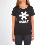 Osaka Women Tee White Star Black