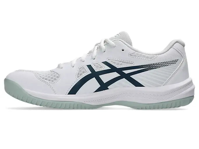 Asics Upcourt 6 White/ Tranquil Teal Men
