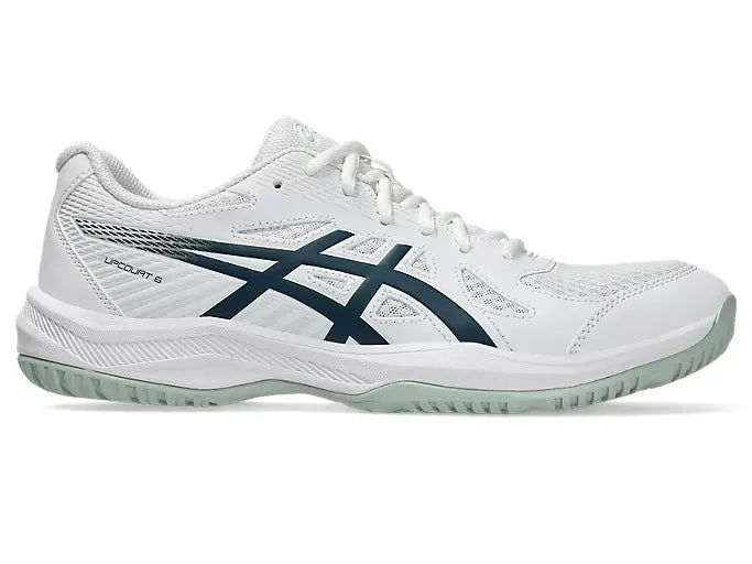 Asics Upcourt 6 White/ Tranquil Teal Men