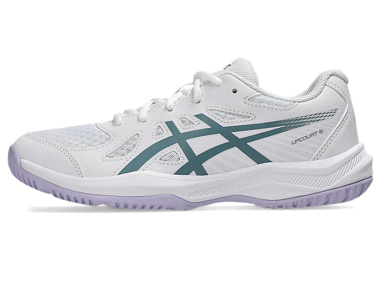 Asics Upcourt 6 GS White/Foggy Teal