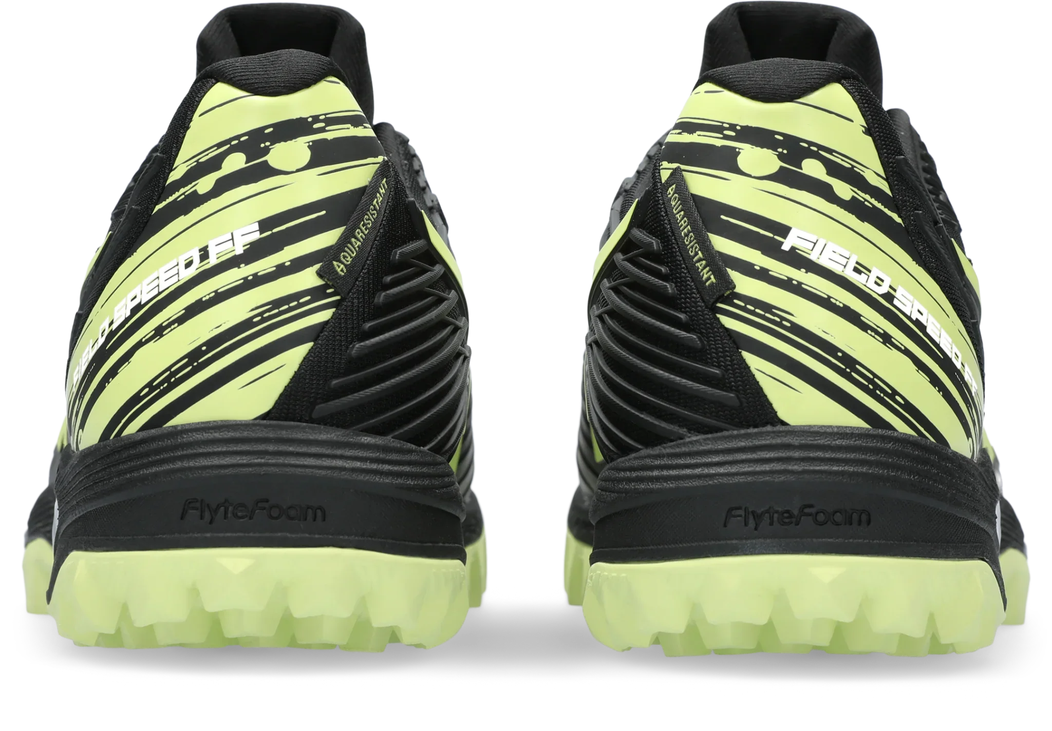 Asics Field Speed FF Men Black - Glow Yellow Hockeyschoen