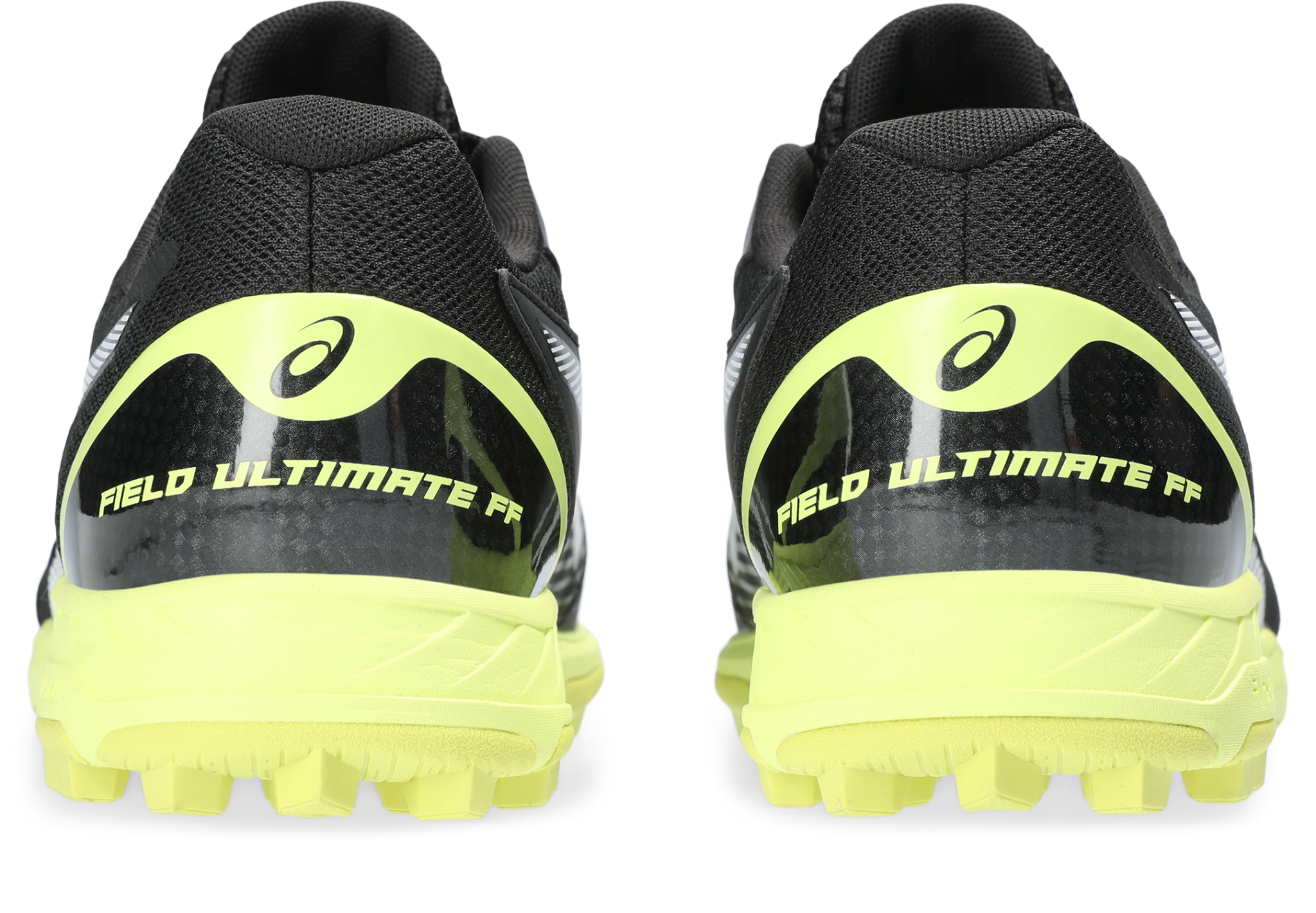 Asics Field Ultimate FF Men Black - Glow Yellow Hockeyschoen