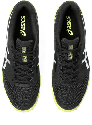 Asics Field Ultimate FF Men Black - Glow Yellow Hockeyschoen