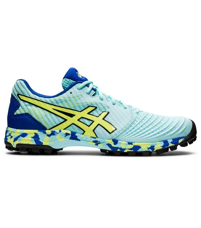 Asics FF Ultimate Women Blue - Glow Yellow Hockeyschoen Maat 40