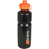 Grays Water Bottle Black Orange