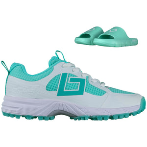 Brabo Shoe Tribute Aqua Wit + Slide