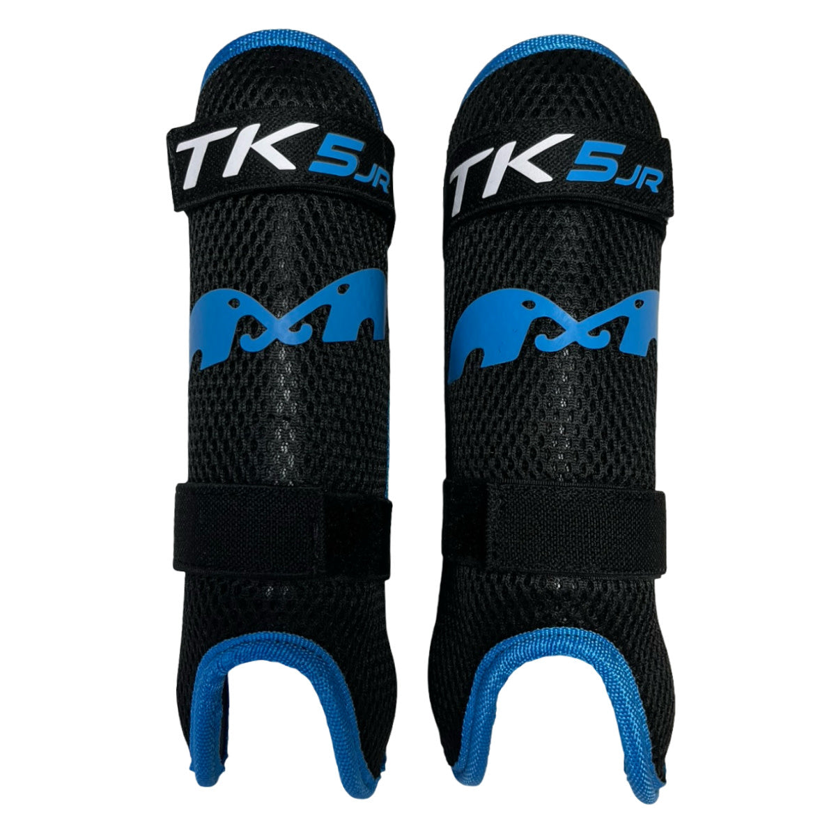 TK5 Scheenbeschermers Junior Zwart/Blauw