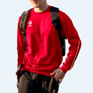 Reece Shift Round Neck Top Rood