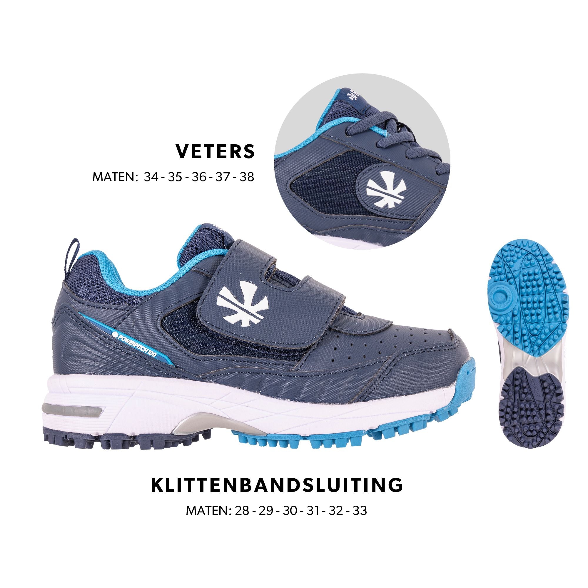 Reece Powerpitch Hockey Shoe Outdoor Navy
