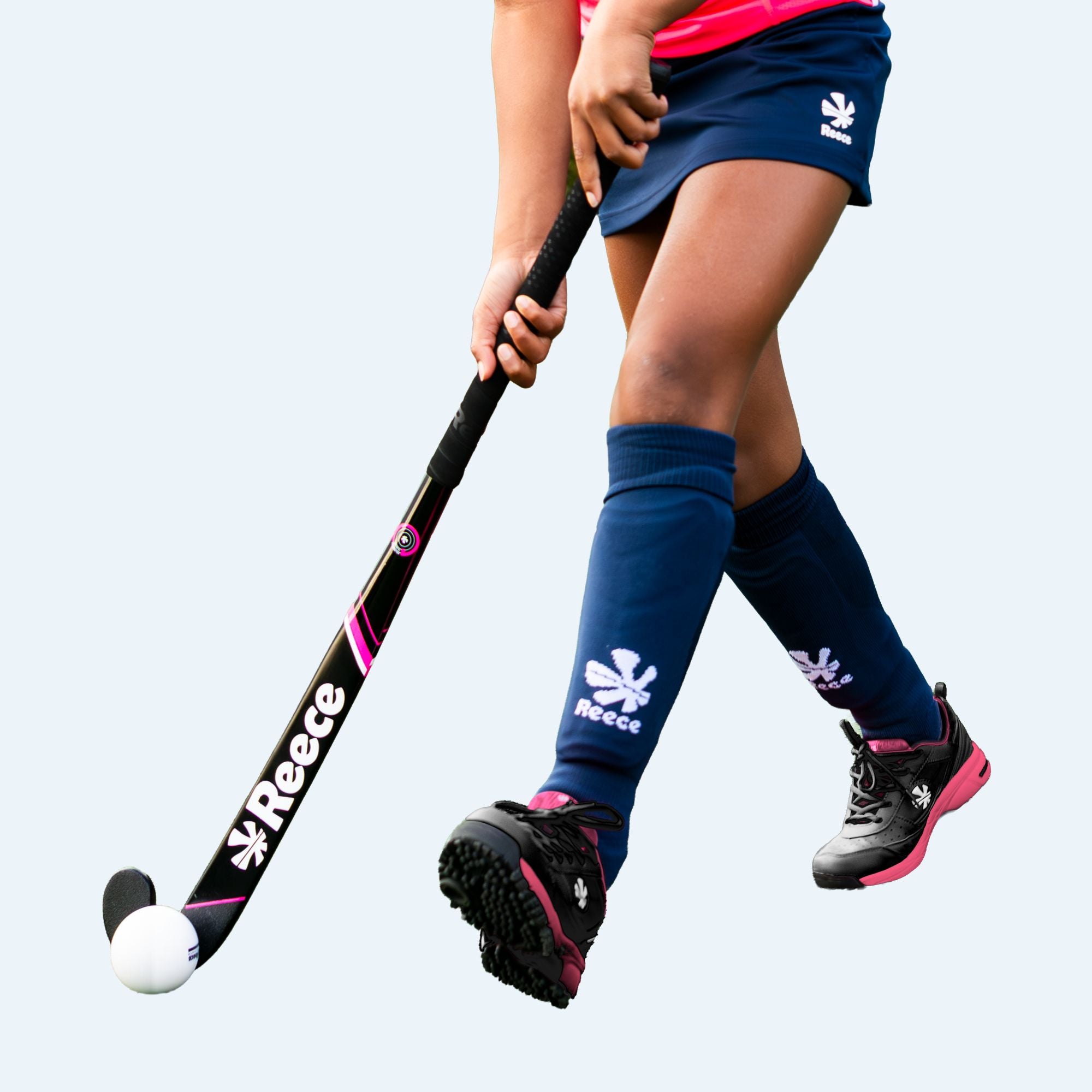 Reece Powerpitch Hockey Shoe Outdoor Black-Pink