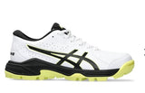 Asics Gel Peake White Glow Yellow Junior Hockeyschoen