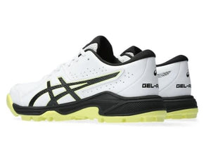 Asics Gel Peake White Glow Yellow Junior Hockeyschoen