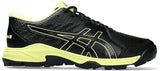 Asics Gel-Peake 2 Black - Glow Yellow Hockeyschoen