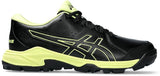 Asics Gel-Peake 2 Black - Glow Yellow Junior Hockeyschoen