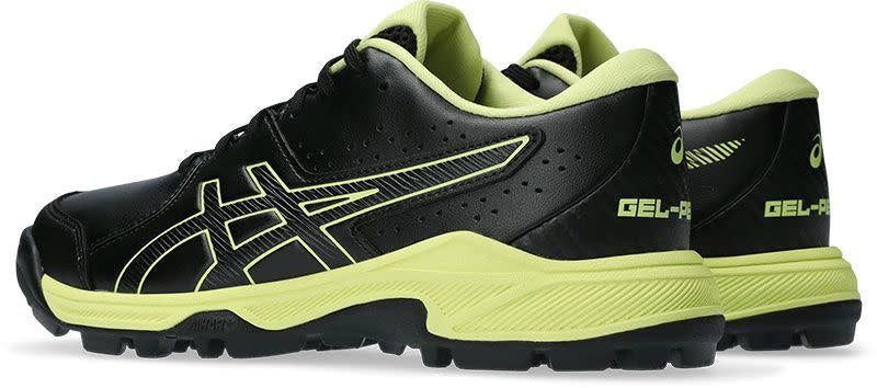 Asics Gel-Peake 2 Black - Glow Yellow Junior Hockeyschoen