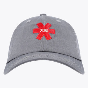 Osaka Cap Grey Red