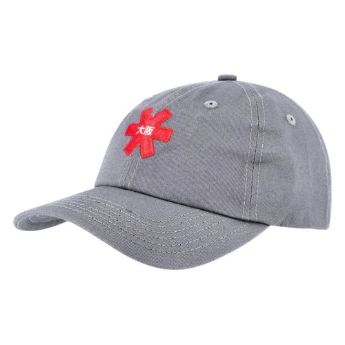 Osaka Cap Grey Red