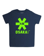 Osaka shirt junior blauw - groen
