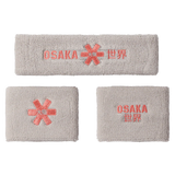 Osaka Sweatband Set 2.0 Grey Pink