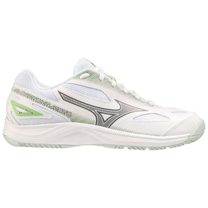 Mizuno Stealth Star 2 White/PatinaGreen - Zaalschoen Junior