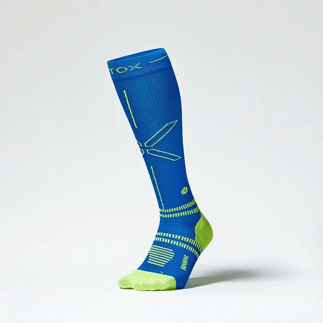 Stox Running Socks Blue/Yellow M3