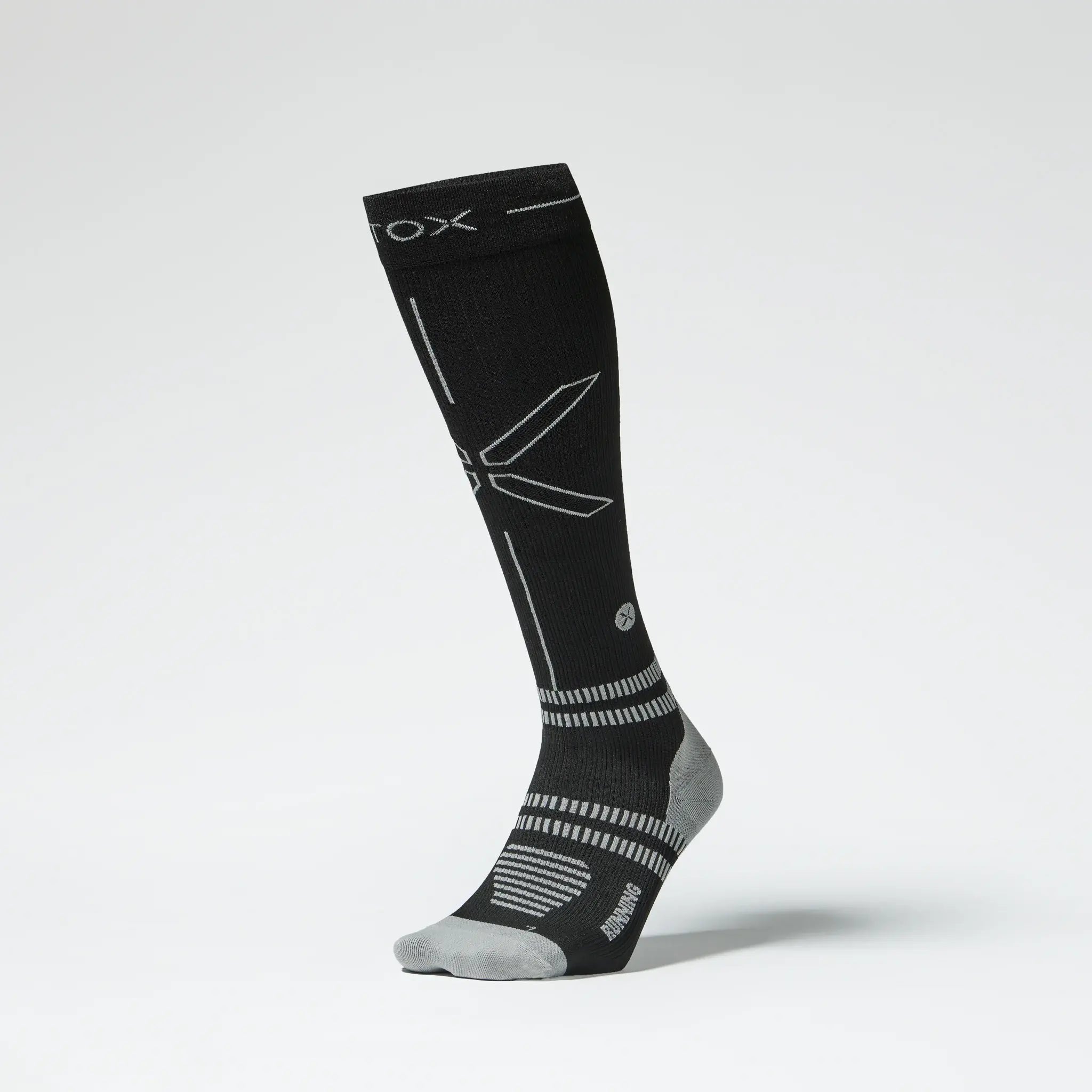 Stox Running Socks Black/Light Grey