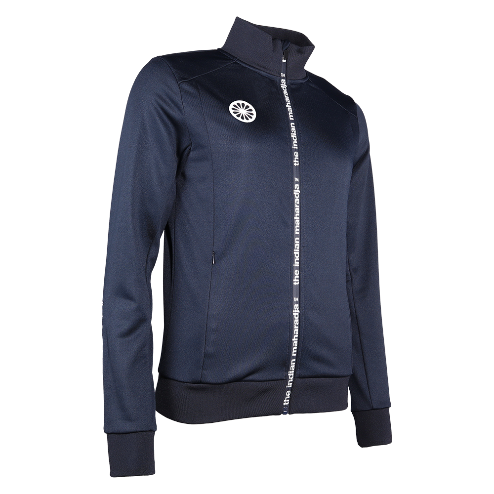 The Indian Maharadja full zip vest poly terry dames navy