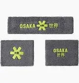 Osaka Sweatband Set Grey Lime