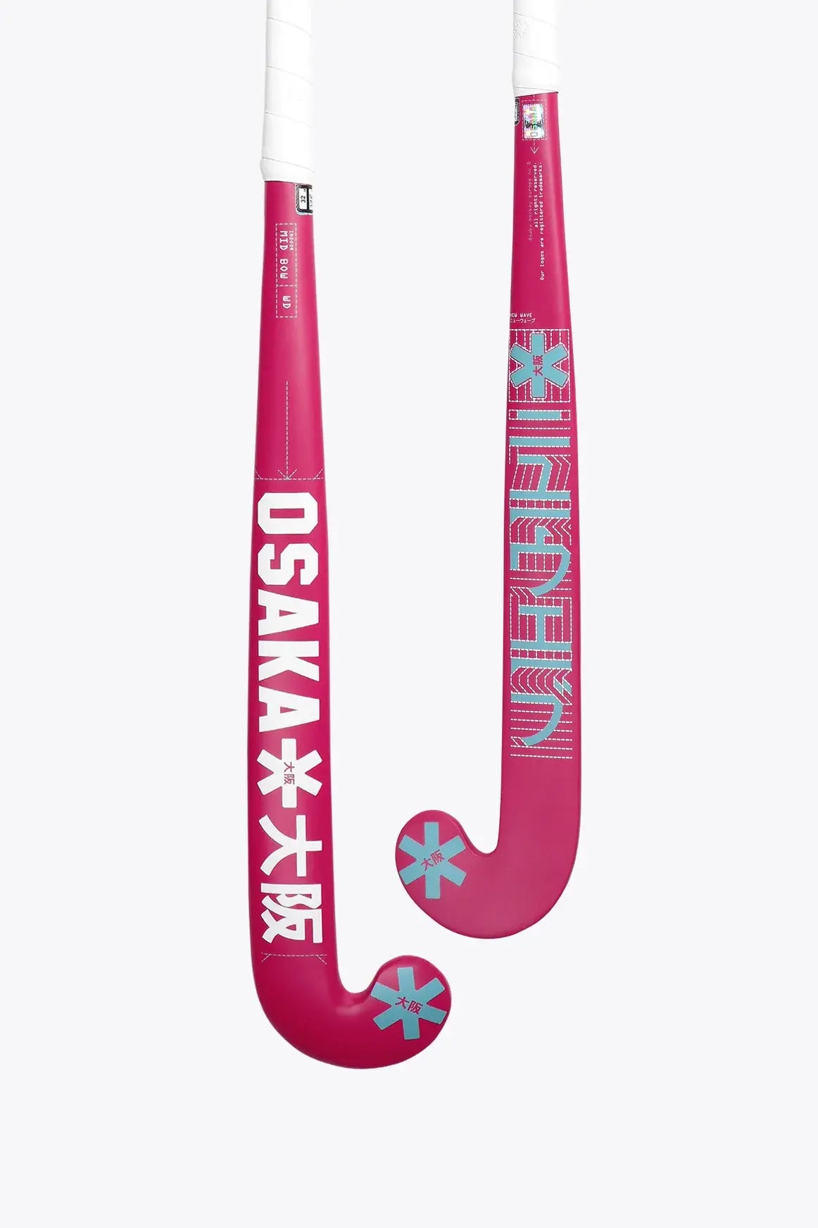 Osaka Mid Bow WD Zaalhockeystick Raspberry